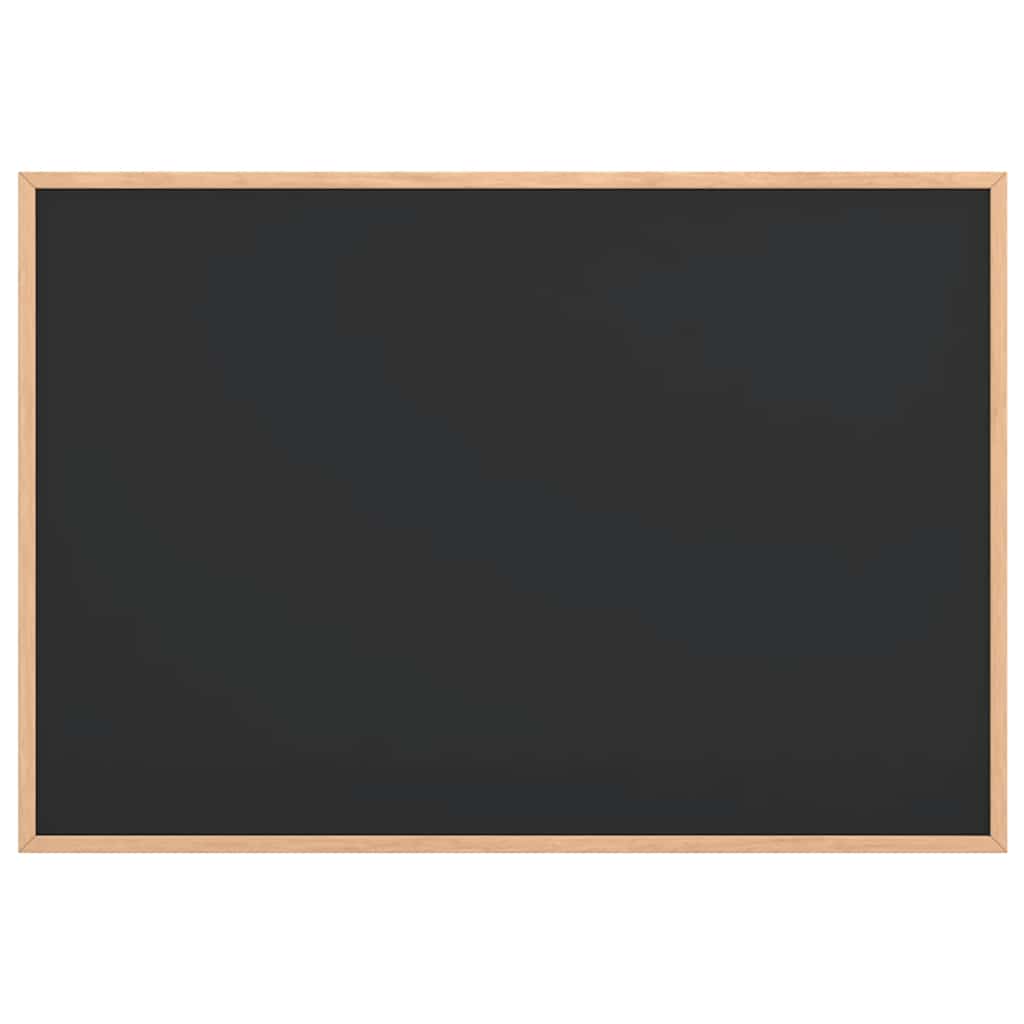 Lavagna con Cornice in Legno Massello di Pino Nero 80x55 cm