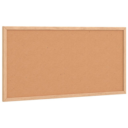 Tavola in Sughero con Cornice Legno Massello di Pino 60x30 cm