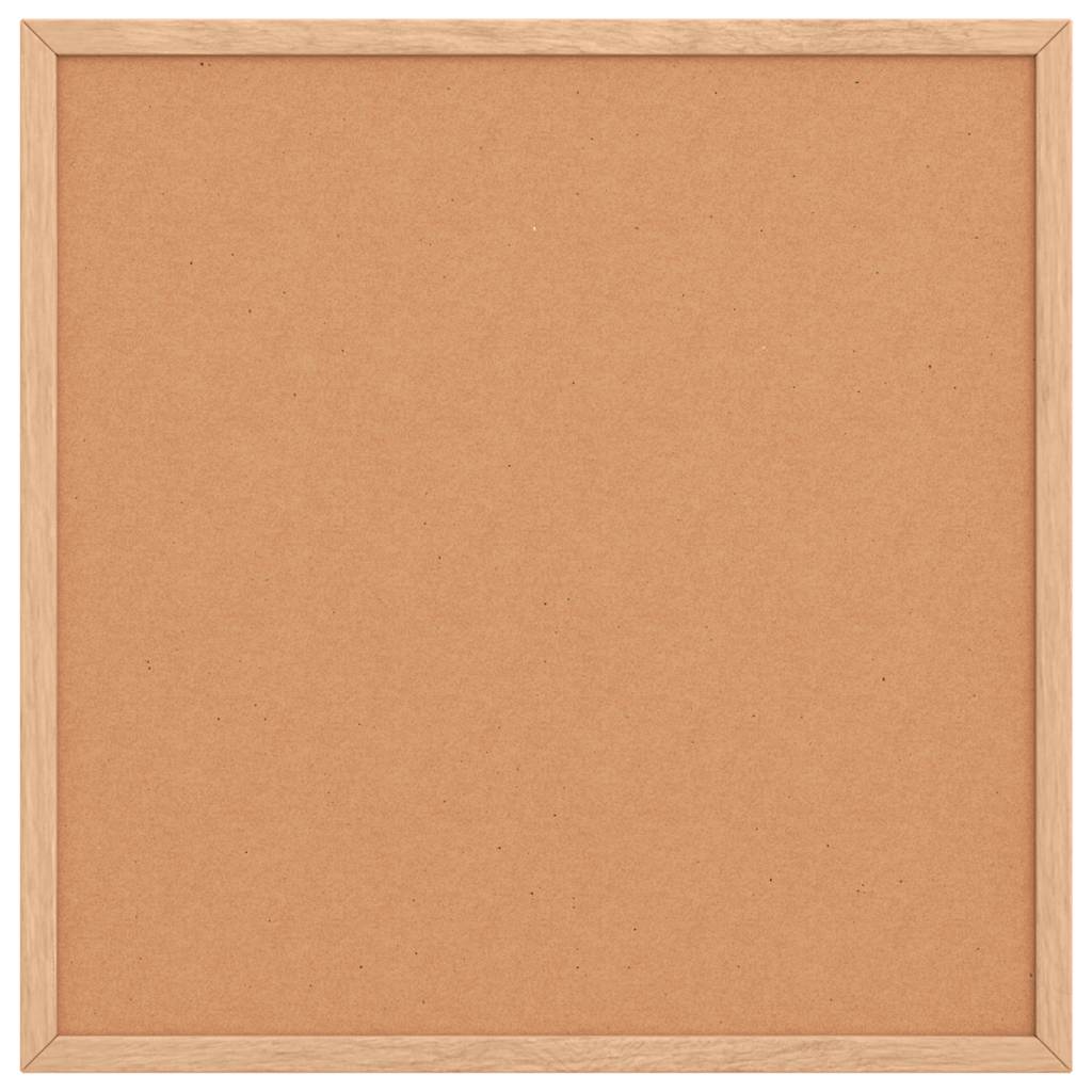 Tavola in Sughero con Cornice Legno Massello di Pino 40x40 cm