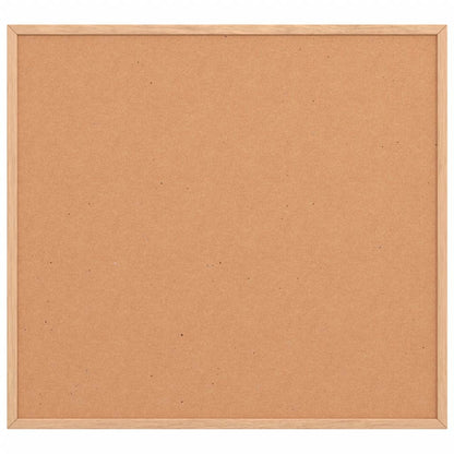 Tavola in Sughero con Cornice Legno Massello di Pino 60x55 cm