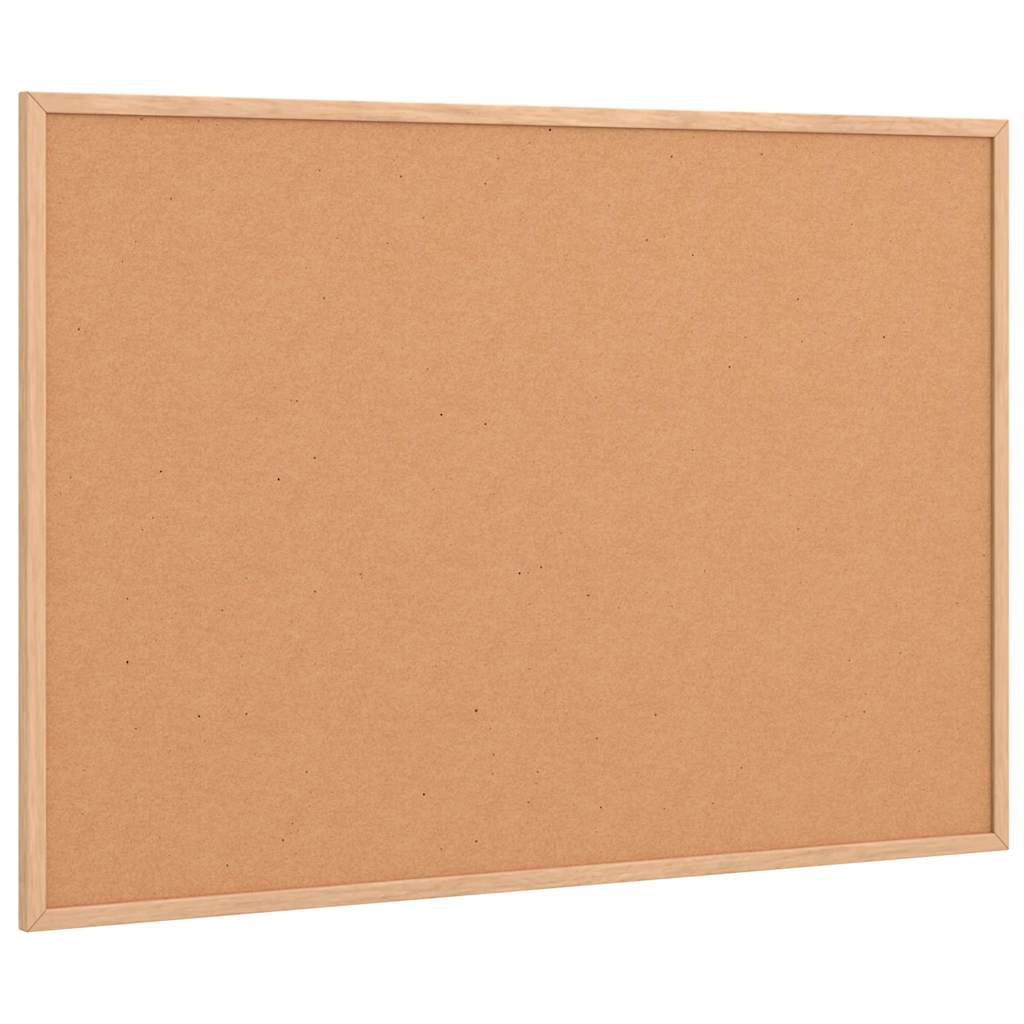 Tavola in Sughero con Cornice Legno Massello di Pino 80x55 cm