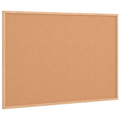 Tavola in Sughero con Cornice Legno Massello di Pino 80x55 cm