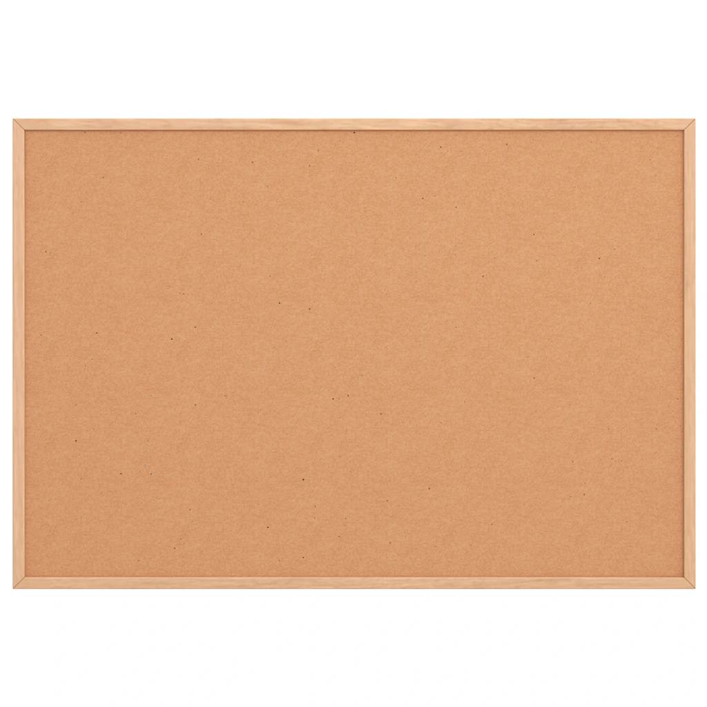 Tavola in Sughero con Cornice Legno Massello di Pino 80x55 cm