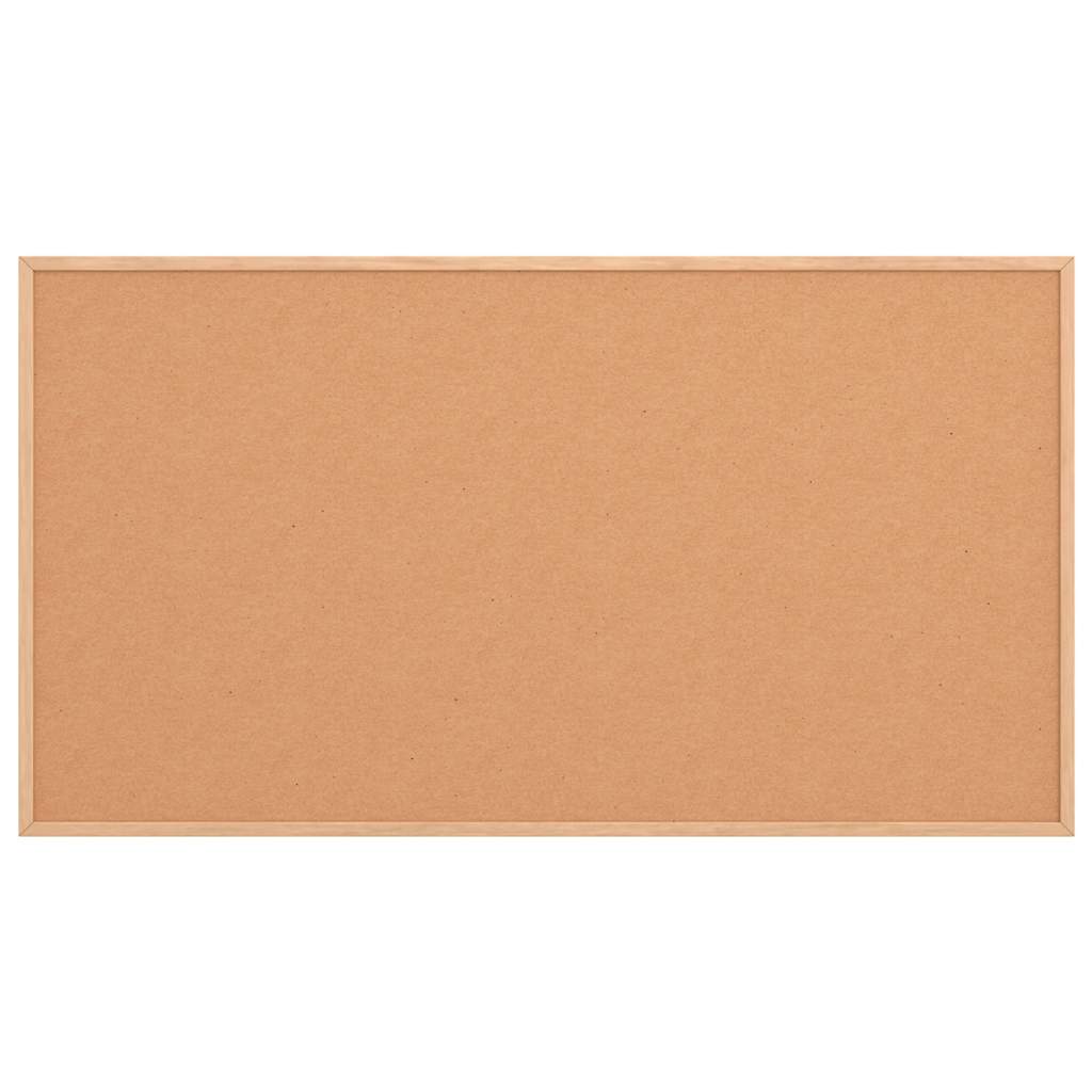 Tavola in Sughero con Cornice Legno Massello di Pino 100x55 cm