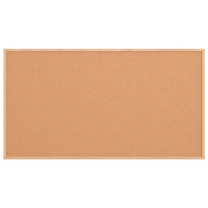 Tavola in Sughero con Cornice Legno Massello di Pino 100x55 cm