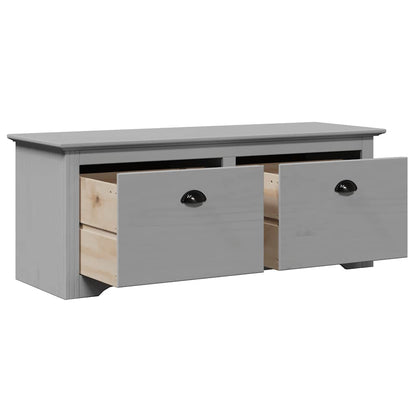 Panca da Ingresso BODO Grigia 114x40x45 cm