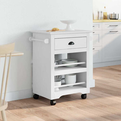 Carrello da Cucina BODO Bianco 67,5x45x80 cm