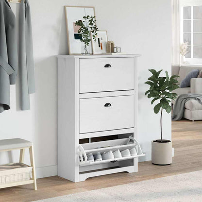Scarpiera BODO Bianca 80x35x118 cm