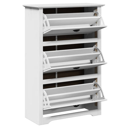 Scarpiera BODO Bianca 80x35x118 cm