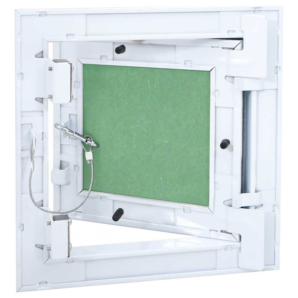 Pannello di Accesso Verde e Argento 20 x 20 cm