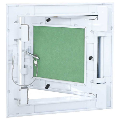 Pannello di Accesso Verde e Argento 20 x 20 cm