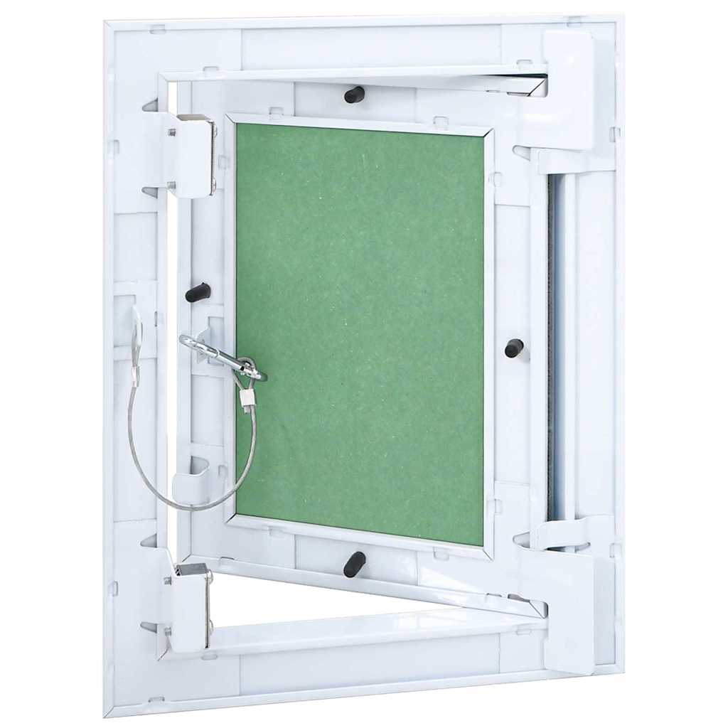 Pannello di Accesso Verde e Argento 20 x 25 cm