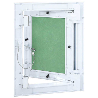 Pannello di Accesso Verde e Argento 20 x 25 cm