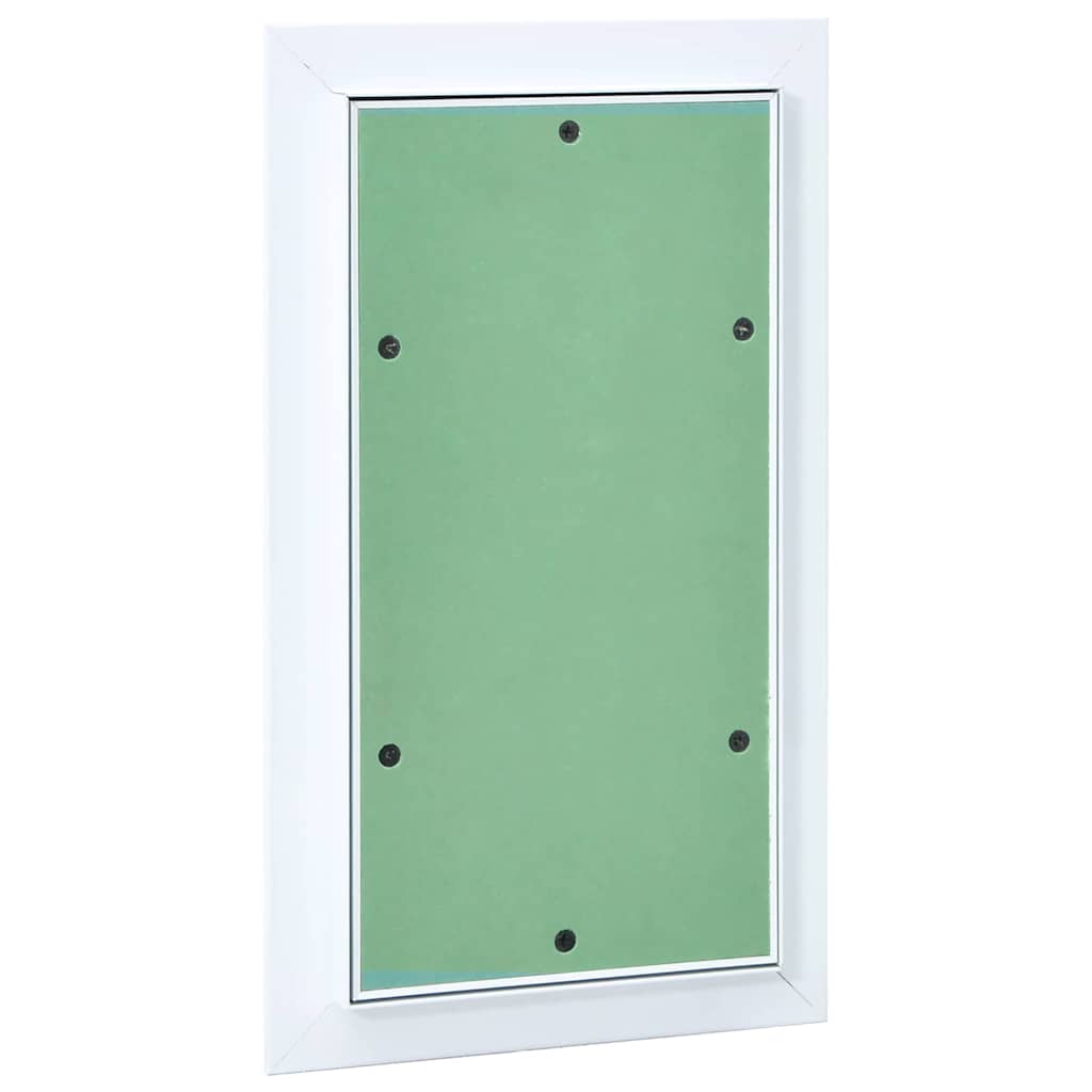 Pannello di Accesso Verde e Argento 20 x 35 cm