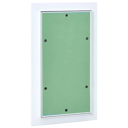 Pannello di Accesso Verde e Argento 20 x 35 cm