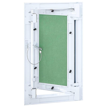 Pannello di Accesso Verde e Argento 20 x 35 cm