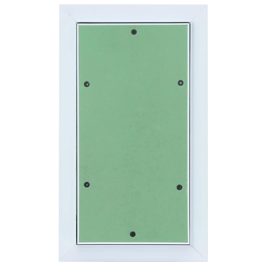Pannello di Accesso Verde e Argento 20 x 35 cm