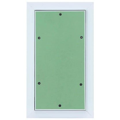 Pannello di Accesso Verde e Argento 20 x 35 cm