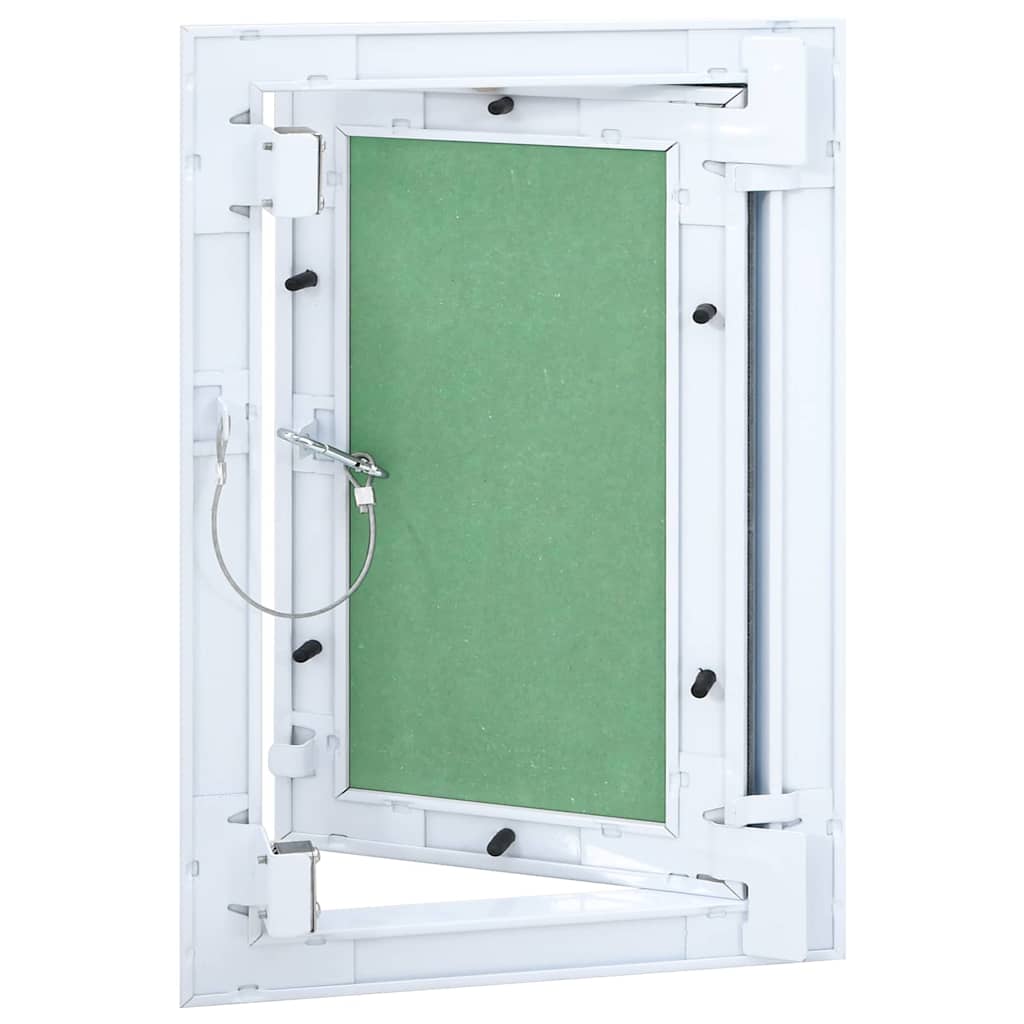 Pannello di Accesso Verde e Argento 25 x 35 cm