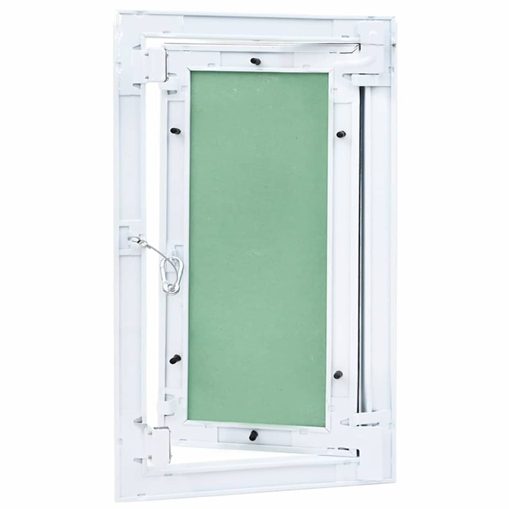 Pannello di Accesso Verde e Argento 30 x 45 cm