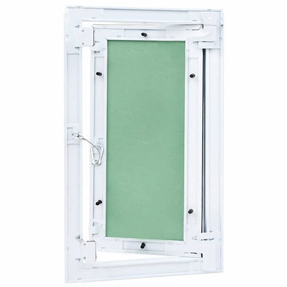 Pannello di Accesso Verde e Argento 30 x 45 cm