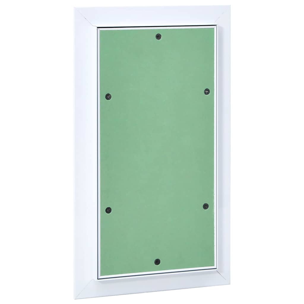 Pannello di Accesso Verde e Argento 30 x 55 cm