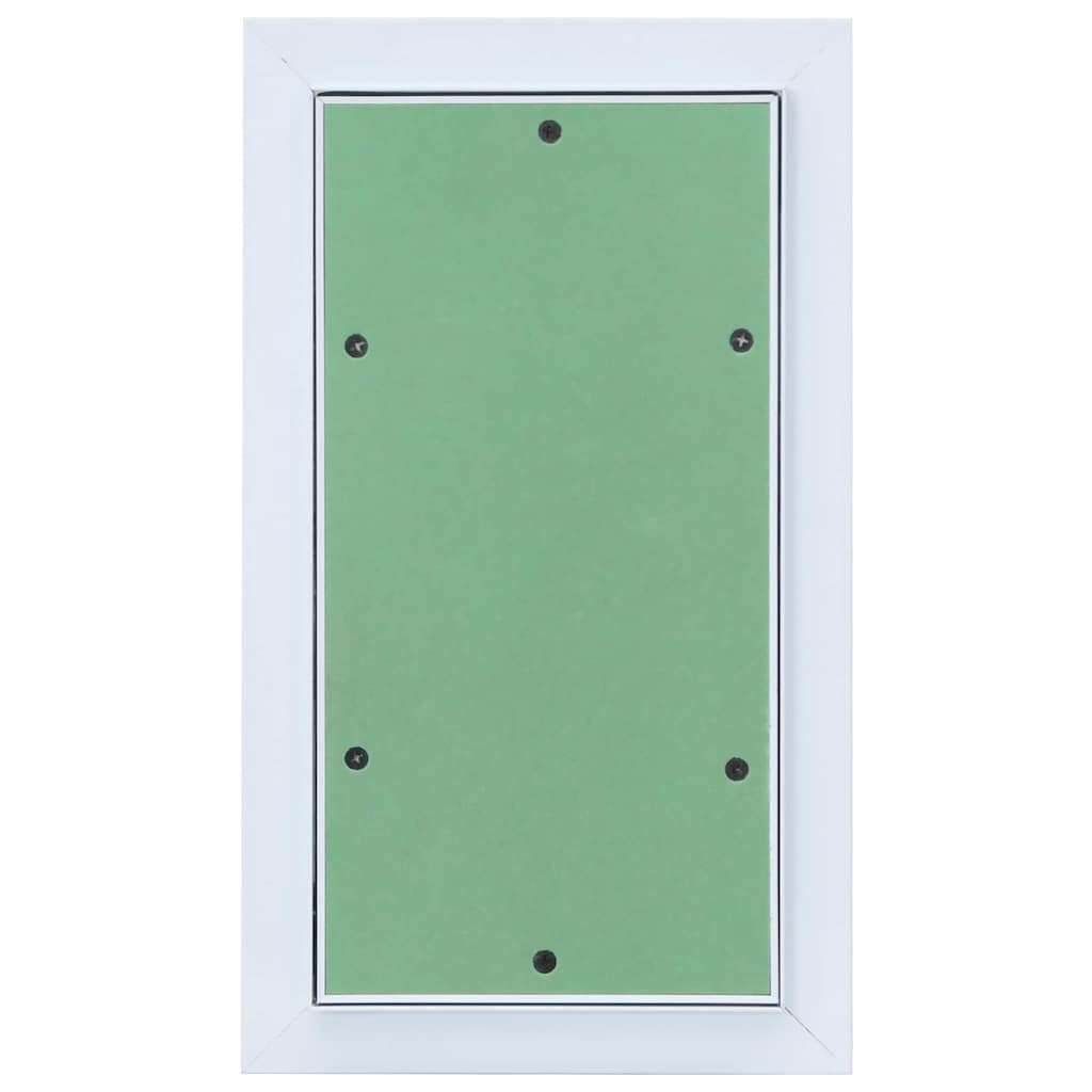 Pannello di Accesso Verde e Argento 30 x 55 cm
