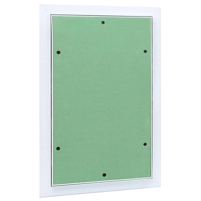 Pannello di Accesso Verde e Argento 35 x 45 cm