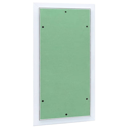 Pannello di Accesso Verde e Argento 35 x 55 cm