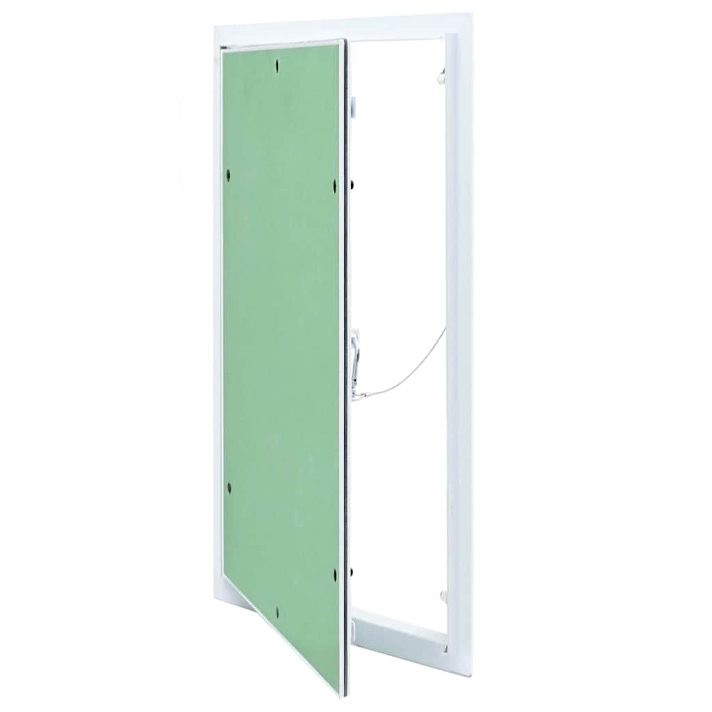 Pannello di Accesso Verde e Argento 35 x 55 cm