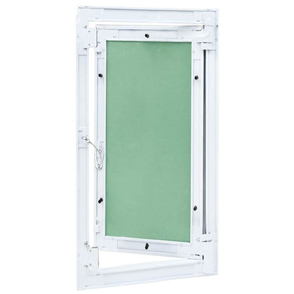 Pannello di Accesso Verde e Argento 35 x 55 cm