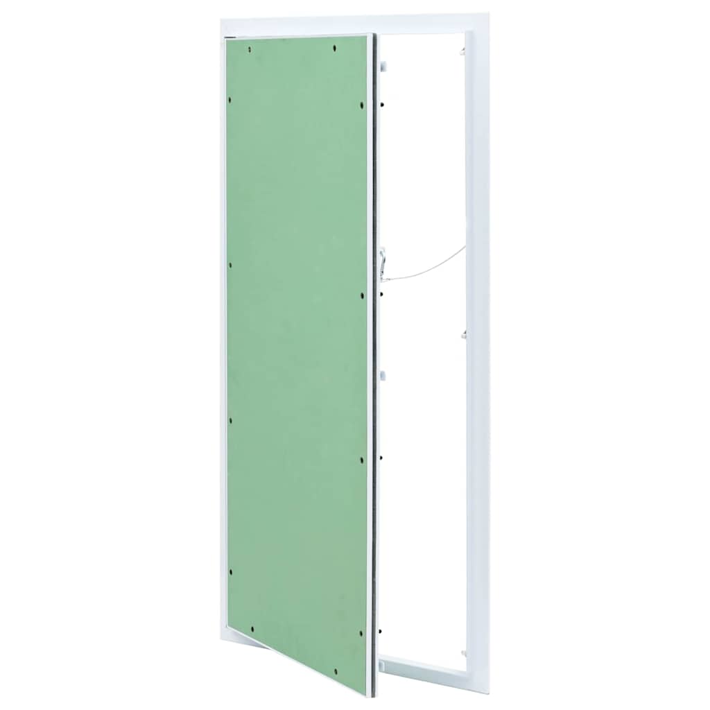 Pannello di Accesso Verde e Argento 45 x 85 cm