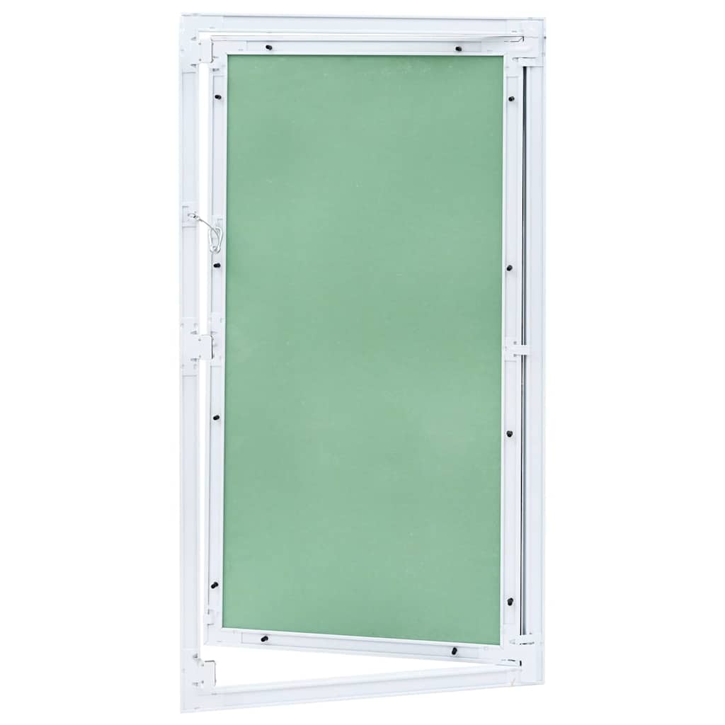 Pannello di Accesso Verde e Argento 45 x 85 cm