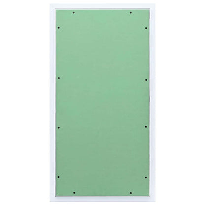Pannello di Accesso Verde e Argento 45 x 85 cm