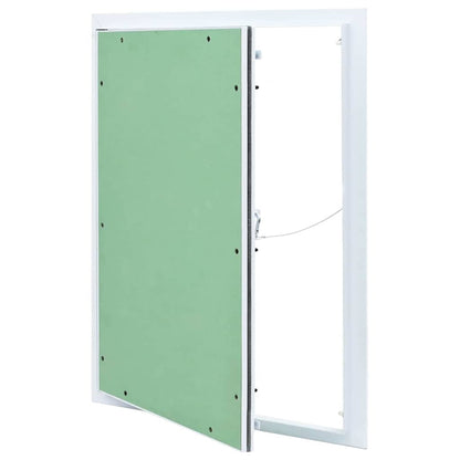 Pannello di Accesso Verde e Argento 55 x 65 cm