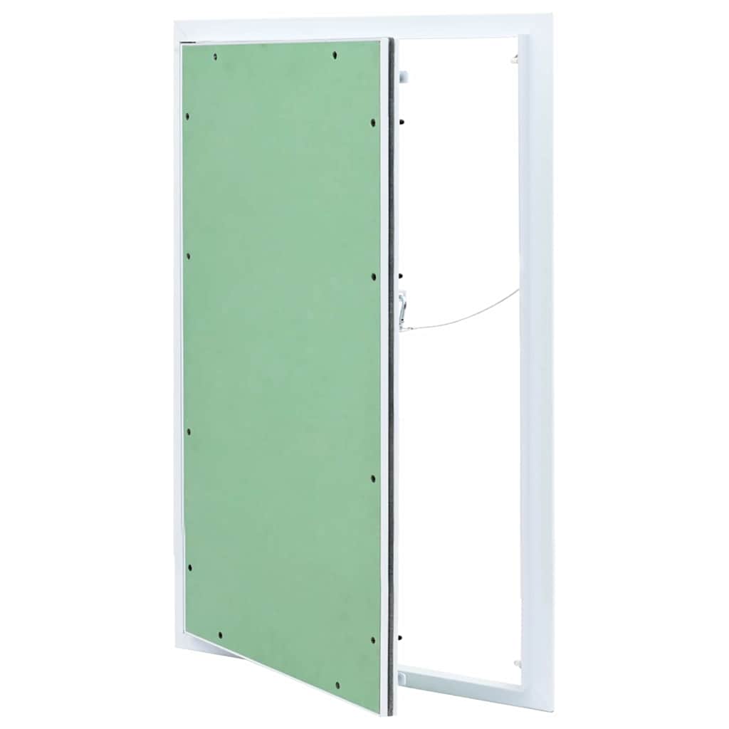 Pannello di Accesso Verde e Argento 55 x 75 cm
