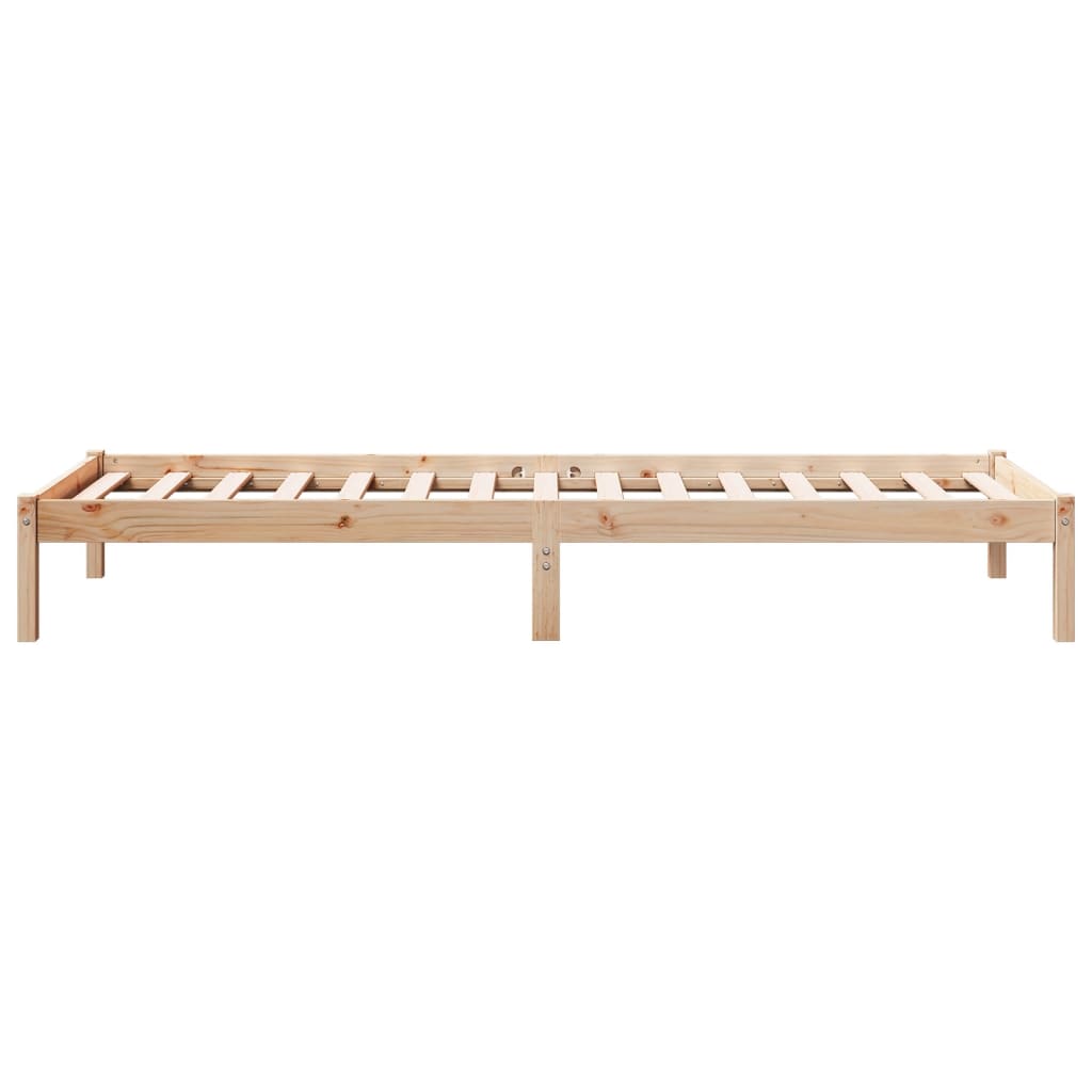 Letto Extra Lungo senza Materasso 100x210 cm in Legno di Pino