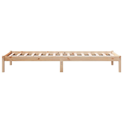 Letto Extra Lungo senza Materasso 100x210 cm in Legno di Pino