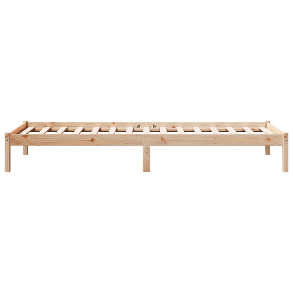 Letto Extra Lungo senza Materasso 100x220 cm in Legno di Pino