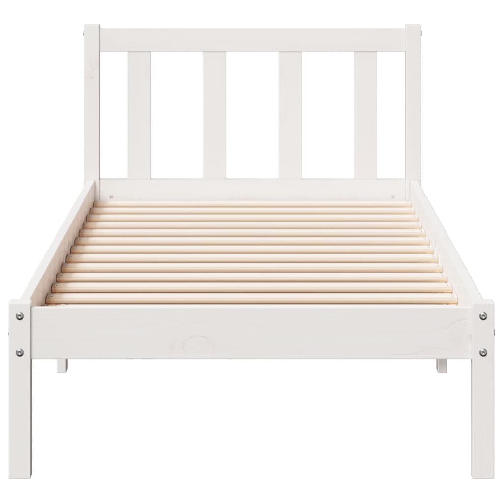 Letto Extra Lungo senza Materasso 80x200 cm in Legno di Pino