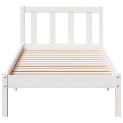 Letto Extra Lungo senza Materasso 80x200 cm in Legno di Pino