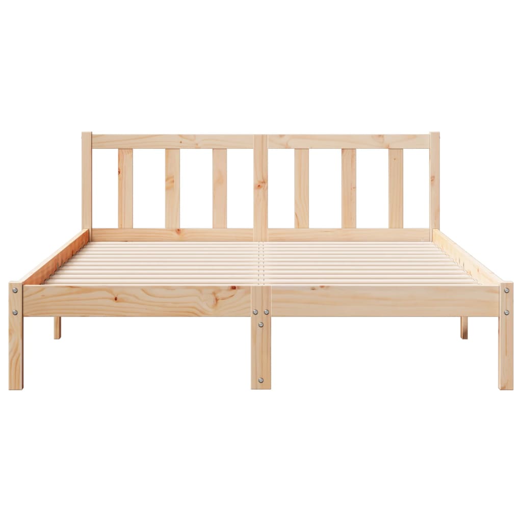 Letto Extra Lungo senza Materasso 160x210 cm in Legno di Pino