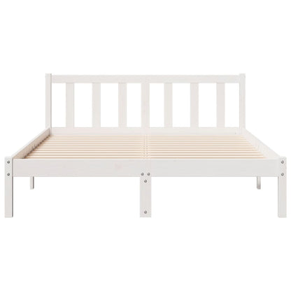 Letto Extra Lungo senza Materasso 160x210 cm in Legno di Pino
