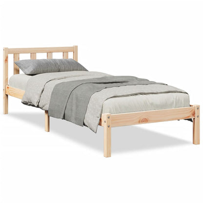 Letto Extra Lungo senza Materasso 100x220 cm in Legno di Pino