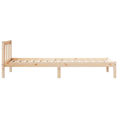 Letto Extra Lungo senza Materasso 100x220 cm in Legno di Pino