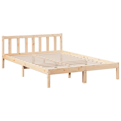 Letto Extra Lungo senza Materasso 160x220 cm in Legno di Pino