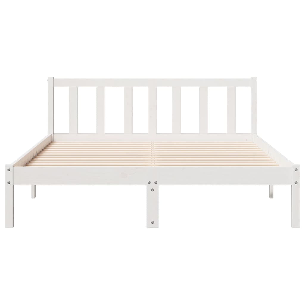 Letto Extra Lungo senza Materasso 160x220 cm in Legno di Pino