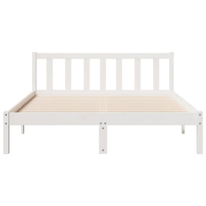 Letto Extra Lungo senza Materasso 160x220 cm in Legno di Pino