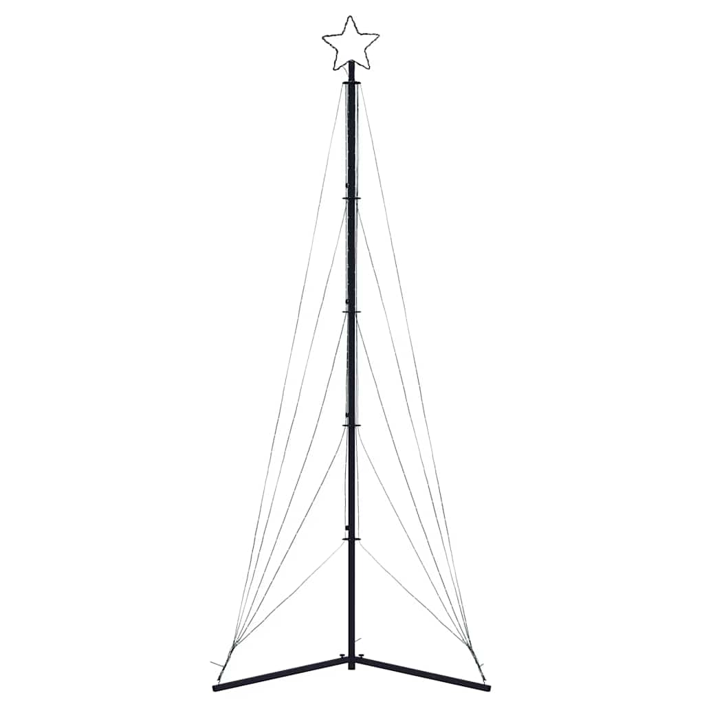 Albero di Natale a LED 525 LED Bianco Caldo 302 cm