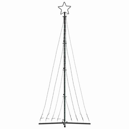 Albero di Natale a LED 447 LED Bianco Caldo 250 cm